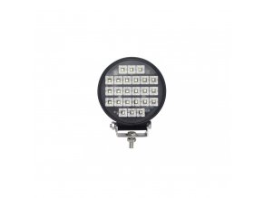 LED pracovní světlo s vypínačem, kulaté, 24W, 3600LM, 24xLED, 12/24V [L0157]