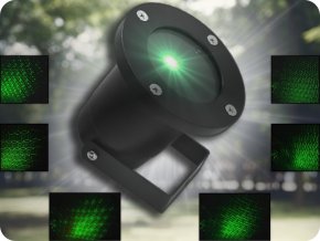 LTC zahradní projektor s dálkovým ovládáním, 8 svítících vzorů, IP65 [LXBN100]