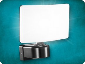 LED bezrámový reflektor 30W, 2200lm, IP65, 4000K, čierny [AD-NL-6148BL4]