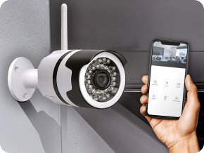 Solight venkovní IP kamera 2 Mpx, 1080p, 5V/1A, app Smart Life, IP66 [1D73S]