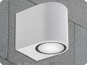 Nástěnné LED svítidlo 1xGU10, IP54, bílé [SLIP007009]