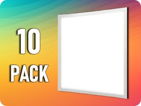 LED panel s napájecím zdrojem 36W, 4320lm, 60x60cm, 110°, IP20/10-PACK!