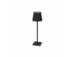 LED line® stolní lampa TAZA 3,5W, 400lm, CCT, IP54, nabíjecí, 2x2000mAh, černá [203853]