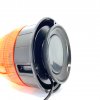 LED výstražný maják s magnetem 16x3W, 12-24V, oranžový [ALR0021]