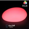 LED RGB svítidlo   STONE   28x21x17 cm, IP67, plast, dobíjecí