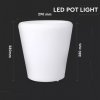 LED  RGB svítidlo   POT   28x29 cm, IP54, plast, dobíjecí