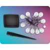 Solární LED světelný řetěz, 3000K