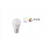 22682 5 led zarovka e27 3 5w 320lm rgb 4000k rf ovladani g45