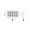 22883 1 45w led pracovni svetlo 15xled ip67