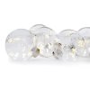 Sada LED vánočních koulí s hvězdami, 6ks, 30LED, časovač, tester [1V228]