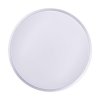 Solight LED stropní světlo Silver, kulaté, 24W, 1800lm, dálkové ovládání, 3000K-6500K [WO761]