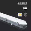 LED voděodolná antikorozní lampa, Samsung chip, 36W, 4320LM, 120cm, IP65, průsvitný kryt