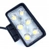 LED pracovní světlo obdélníkové 18W, 1100LM, 12/24V [L0099]