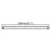 LED výstražný maják 30W, 12/24V, 6 módů, R65 R10 [BLK0036]