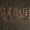 LED déšť, 3m, 144LED, 24xvětev, 60cm délka větve, WW, bez funkcí, s adaptérem [X08144121]