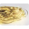 LED dekorační řetěz 10m, 100LED, WW, 8 funkcí, s adaptérem, zlatá měď [X01100132]