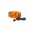 LED výstražný maják 38W, magnet, 2 módy, 3.5m kabel do autozapalovače, 12-24V [BLK0033]