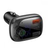 Baseus FM Transmitter Bluetooth 5.0, 2xUSB, USB-C, PD, QC 3.0, microSD [CCTM-B01]