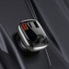 Baseus FM Transmitter Bluetooth 5.0, 2xUSB, USB-C, PD, QC 3.0, microSD [CCTM-B01]