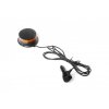LED výstražný maják 19W, 12/24V, 30xLED, 2 módy, magnet, 2.5m kabel do autozapalovače [ALR0071]