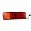 Zadní LED světlo, 5 funkcí, 7pin konektor, 12/24V, levé [L1863]