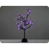 LED stromek na stůl, silikonové květiny, 3xAA, 25LED, fialové světlo, IP20 [X1025811]