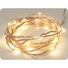 LED dekorační lano 2m, 20LED, 2xAA, teplá bílá, bez funkcí, stříbrná měď [X012011110]
