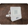 LED reflektor s PIR senzorem, 20W, 1510lm, Samsung chip, 1m kabel, 100°, IP65, bílý