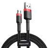 Baseus Cafule USB-C kabel, 2A, 3m, černá+červená [CATKLF-U91]