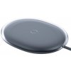 Baseus Jelly bezdrátová nabíječka 15W + kabel USB-C, černá [023062]