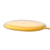 Baseus Jelly bezdrátová nabíječka 15W + kabel USB-C, žlutá [023064]