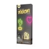 Forever Light Neon LED dekorace - LOVE, růžová, 3xAA/USB