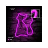 Forever Light Neon LED dekorace - kočka růžová, 3xAA/USB [RTV100210]