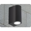 Nástěnné LED svítidlo 2xGU10, IP54, černé [SLIP007006]
