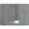 Nástěnné LED svítidlo 2xGU10, IP54, šedé [SLIP007008]