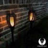 Solární LED zapichovací svítidlo plamen 6,6W, 61cm, 1x AAA NI-MH 600mAh, 33LED, IP65, 3000K [RTV100011]