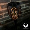 Solární LED zapichovací svítidlo plamen 19,2W, 350lm, 78cm, 3.7V 18650 1500mAh, 96LED, IP65, 2800K, 1+1 zdarma! [RTV100012]