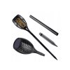 Solární LED zapichovací svítidlo plamen 19,2W, 350lm, 78cm, 3.7V 18650 1500mAh, 96LED, IP65, 2800K, 1+1 zdarma! [RTV100012]