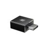 Baseus Exquisite Adaptér USB -> USB-C, 2,4A, černý [026723]
