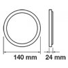 Led Panel 12W, (1000Lm), Satén Nikel (Barva světla Studená bílá)