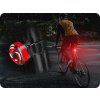 Nabíjecí zadní svítidlo na kolo 3W, USB, 330mAh, 3 módy, IP44 [BTL02]