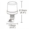 warning lamp 36x led r65 r10 flex 4 flashes