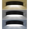 Solight LED stropní osvětlení LECCE 48W, 40cm, CCT, 3000/4000/6000K, černé [WO804-B]