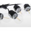 LED řetězové svítidlo 5m pro 10xE27 + 10x1W žárovka zdarma/2-PACK! [477323]