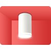 PŘISADENÉ STROPNÍ SVÍTIDLO CHLOE RING PRO LED GU10 MAX. 10W, IP20, BÍLÉ [SLIP005043]
