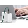 BASEUS KABEL USB-C - USB-C DISPLAY, 100W, 2M, ZELENÝ [028762]