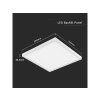 LED PŘISADENÝ PANEL S NAPÁJECÍM ZDROJEM 36W, 4320LM, 595X595MM, 2V1