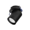 LED STROPNÍ SVÍTIDLO ZÁPUSTNÉ MALTA GU10 MAX. 12W, ČERNÉ [AD-OP-6478BGU10]