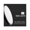 LED SVÍTIDLO 36W, 3820LM, KULATÉ, ČERNÝ RÁM, SAMSUNG CHIP