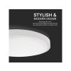 LED SVÍTIDLO 24W, 2500LM, KULATÉ, BÍLÝ RÁM, SAMSUNG CHIP, 1+1 zdarma!